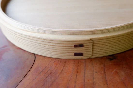 丸盆尺(白木・高台付)