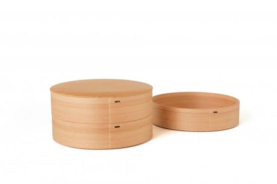 丸三段重(白木)