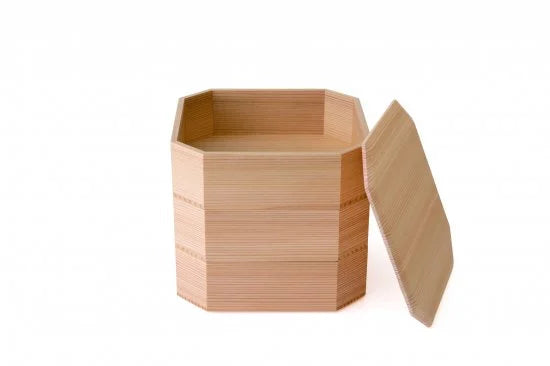 隅切三段重(6寸) - 大館工芸社 隅切三段重(6寸) - 大館工芸社