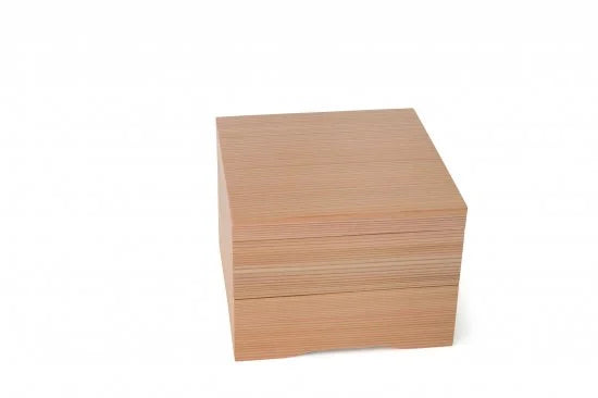 口福箱　二段　大館工芸社　秋田杉　重箱 重箱 二段 おしゃれ 日本製 2段 口福箱 箱入り 秋田杉 大館工芸