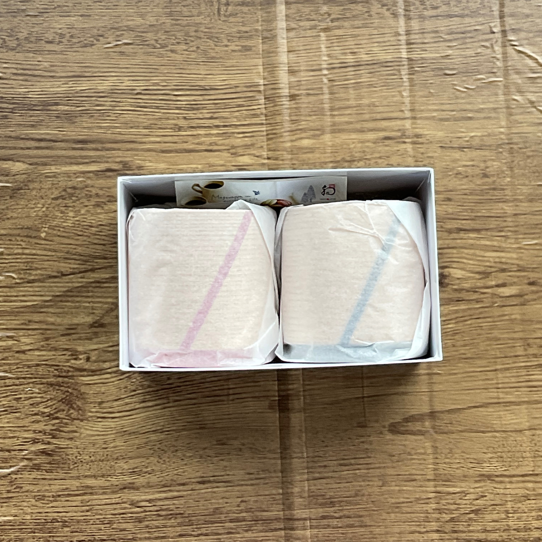 喜・つつ ペアセット (マルーン・紫紺)