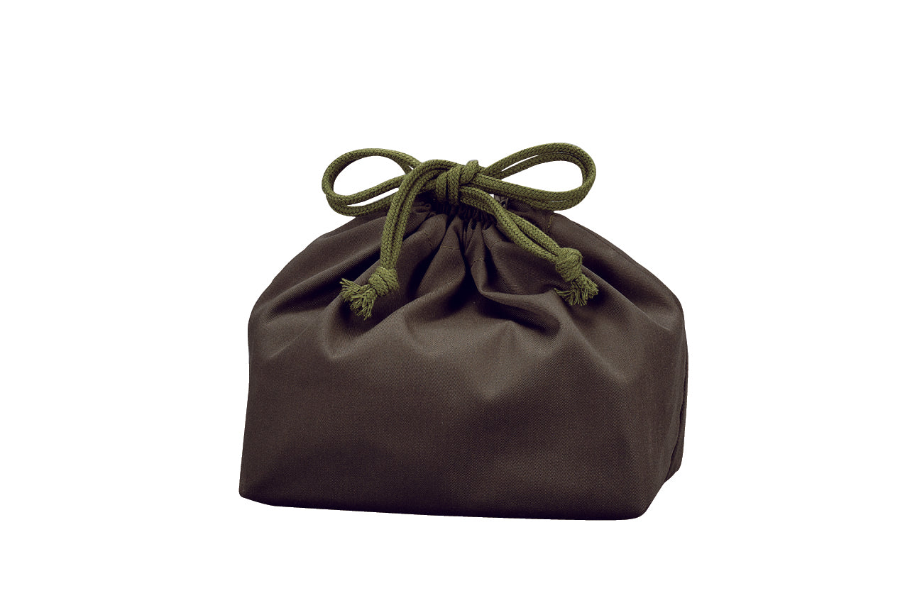 巾着袋 モスグリーン