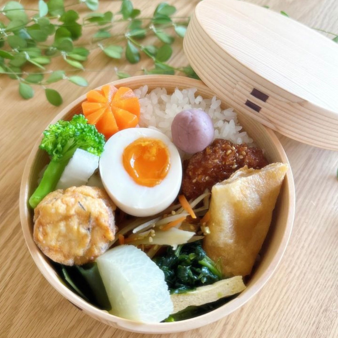 丸弁当(中)曲げわっぱ わっぱ弁当