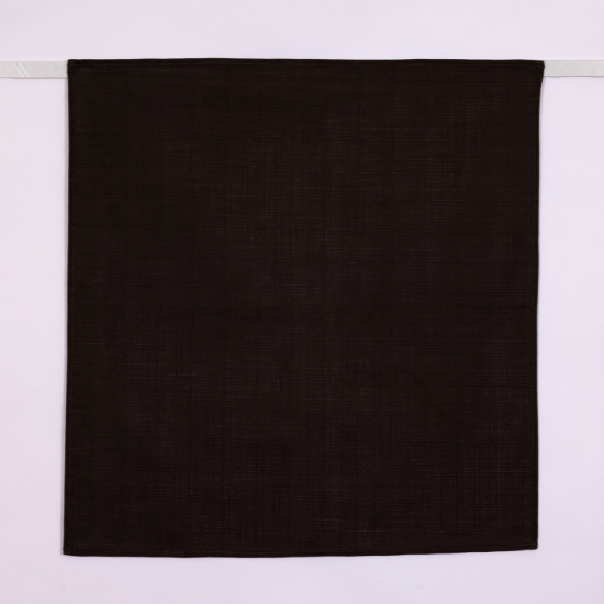 ハンカチ ダークブラウン