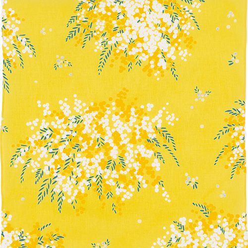 ○【FEILER】ハンカチ CLASS 923 Dr.YELLOW HAPPY MIMOZA