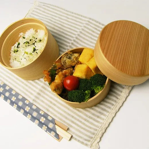 大館曲げわっぱ二つ重ね丸弁当箱2個セット大館工芸社 大館 大館曲げわっぱ二つ重ね丸弁当箱2個セット大館工芸社 大館