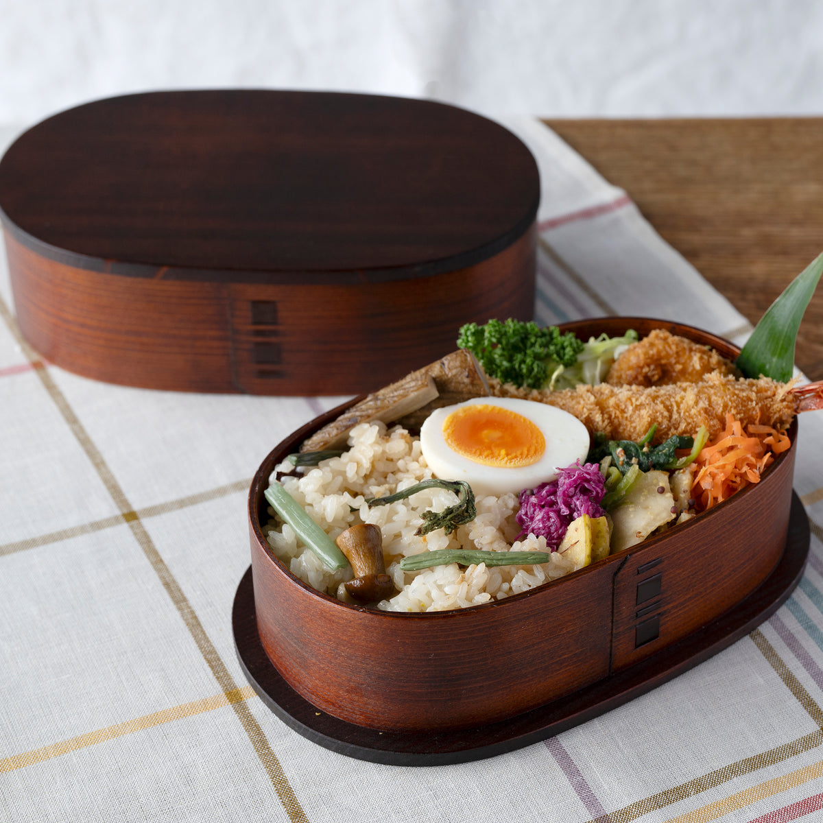 小判弁当（大）ふき漆 - 大館工芸社